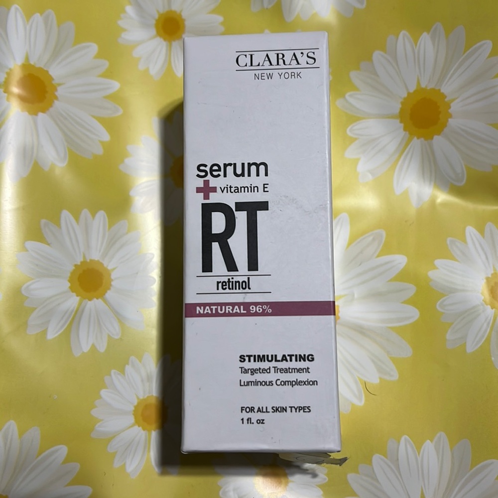 NWT Clara’s Stimulating Targeted Treatment Retinol+vitamin E• 98% natural•NIB